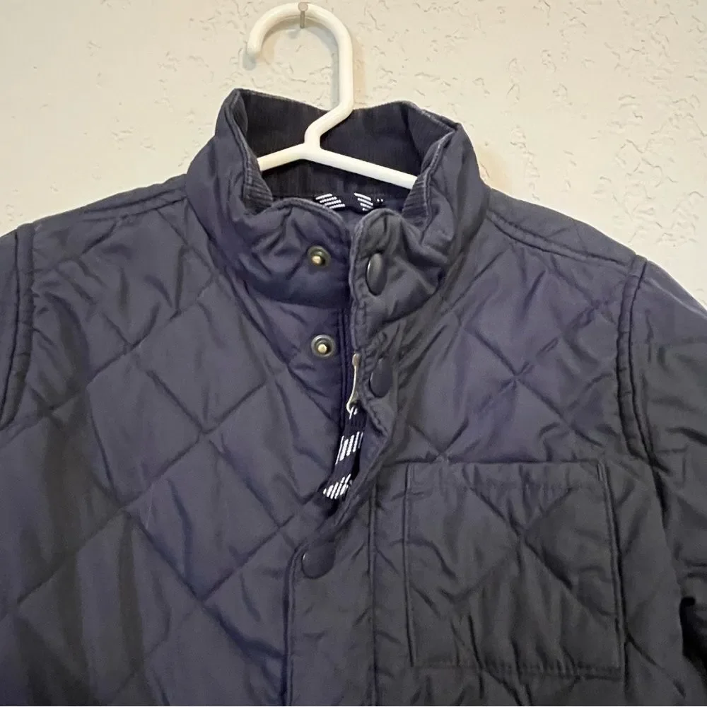 Crewcuts Navy Blue Quilted Puffer Jacket